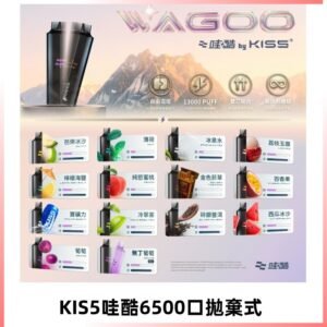 Kis5電子煙 Kiss拋棄式哇酷|WAGOO6500口一次性電子煙